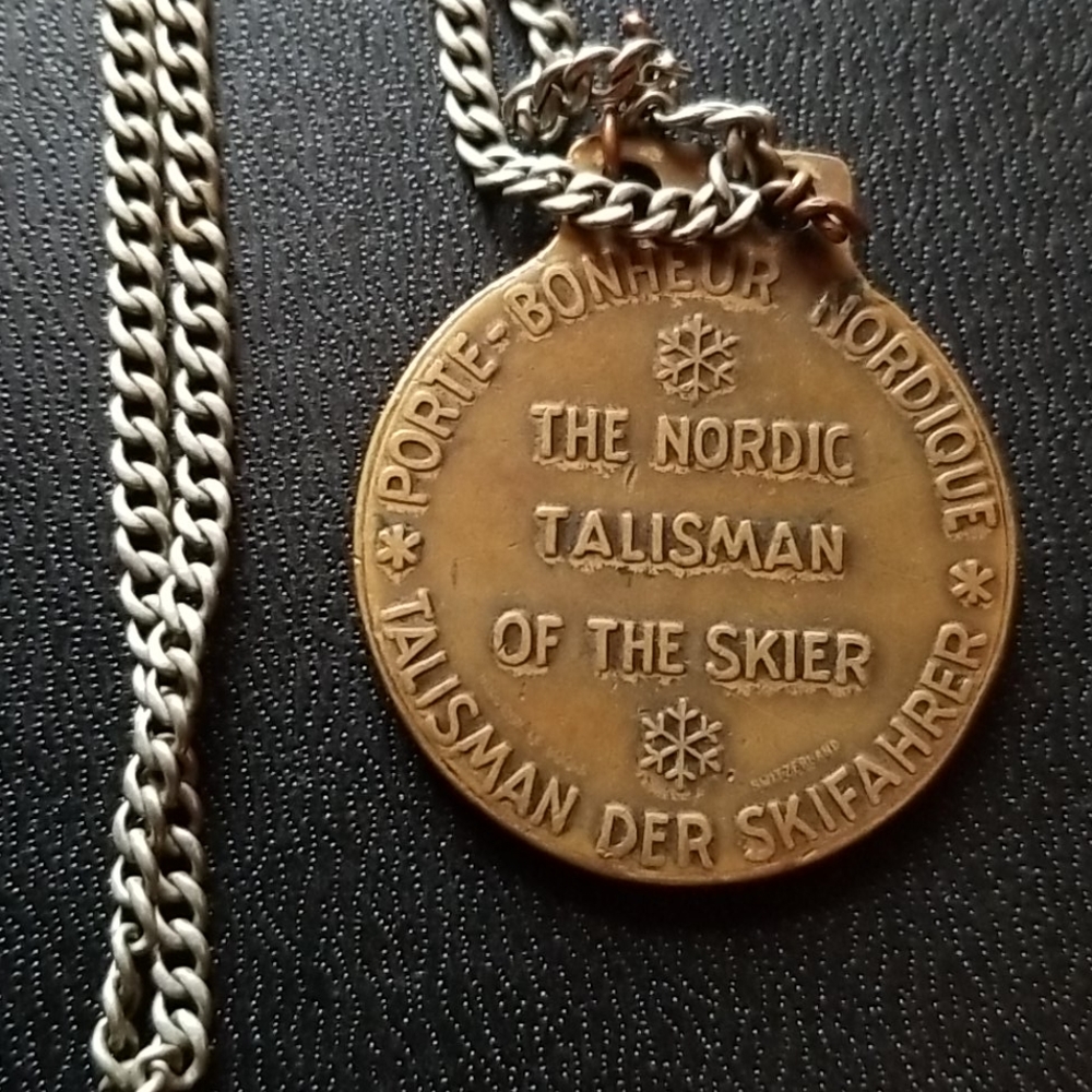 Skiier's Talisman- Nordic Pendant